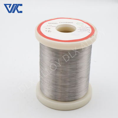 ناعمة محترقة رقيقة للغاية 0.025mm 0.05mm Nichrome سبيكة Ni80Cr20 مقاومة تسخين سلك المورد